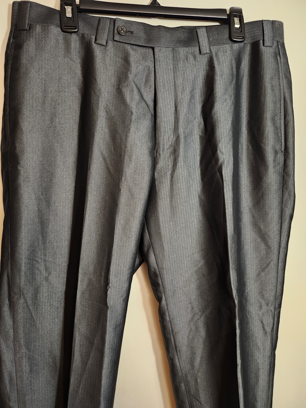 Calvin Klein Men's Dress Pants - Charcoal Pinstripe Size 36/32